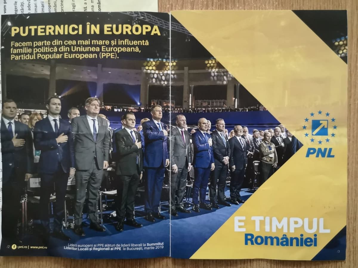 PNL la Botoșani face campanie electorală cu bani negri - FOTO