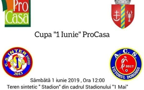 Competiție de fotbal pentru juniori organizată pe terenul sintetic din complexul sportiv „1 Mai” Dorohoi
