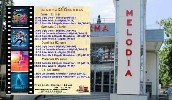 Vezi ce filme vor rula la Cinema „MELODIA” Dorohoi, în săptămâna 31 mai – 6 iunie – FOTO