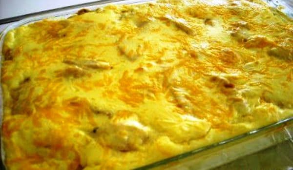 Piept de pui gratinat