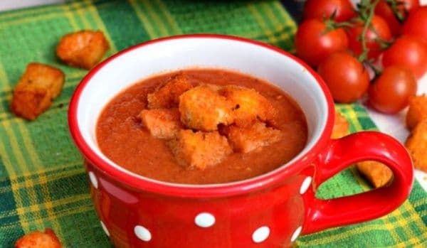 Supă cremă de roșii