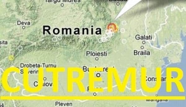 Cutremur în Vrancea de 3,2, sâmbătă după-amiază