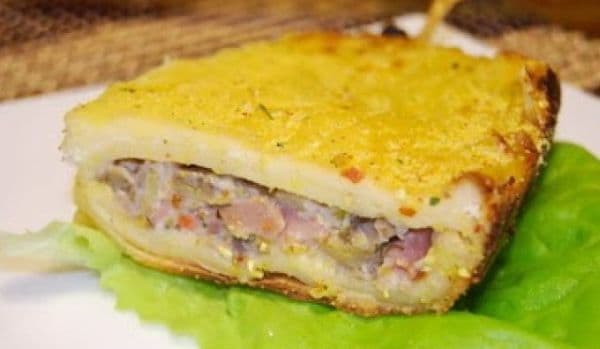 Clătite umplute gratinate