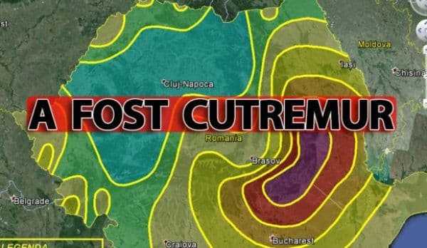 Cutremur însemnat în urmă cu puțin timp. Tu l-ai simțit?