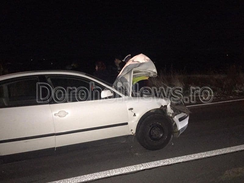 Accident cu două victime la Leorda! Un autoturism a spulberat o căruță - FOTO