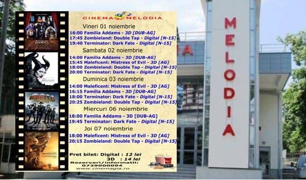 Vezi ce filme vor rula la Cinema „MELODIA” Dorohoi, în săptămâna 1 - 7 noiembrie – FOTO
