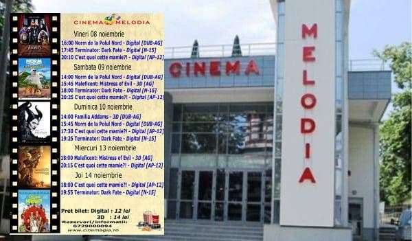 Vezi ce filme vor rula la Cinema „MELODIA” Dorohoi, în săptămâna 8 - 14 noiembrie – FOTO