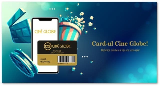 Cine Globe Botoșani: Din 22 noiembrie, cardul de fidelitate îți aduce beneficii să te poți bucura de fiecare vizionare!