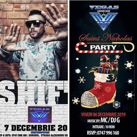 „VEGAS CLUB” vă așteaptă în week-end cu două SUPER PETRECERI!!