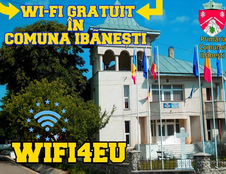 WI-FI gratuit în comuna Ibănești!