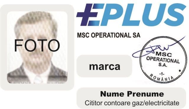 legitimatii MSC Operational