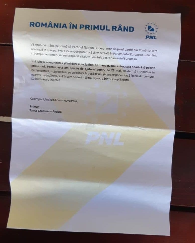 Primar PNL comuna George Enescu 2