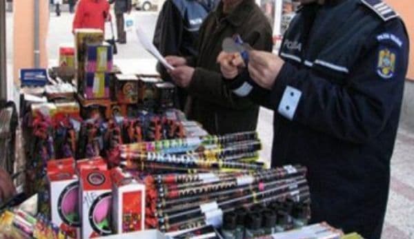 Acțiunea „Foc de artificii”, la final. Patru persoane rănite și peste 340 kg de articole pirotehnice confiscate