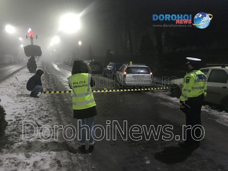 Două mașini s-au ciocnit pe Bulevardul Victoriei din Dorohoi. O fată a ajuns la spital – FOTO