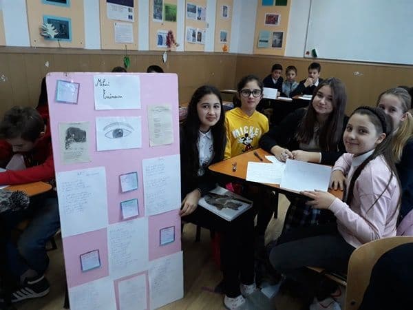 Pe urmele Luceafărului la Școala Gimnazială „Gheorghe Coman” Brăești - FOTO