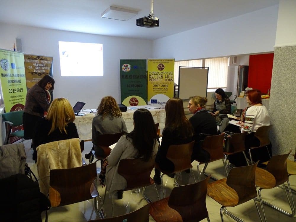 Informare, promovare, diseminare proiecte Erasmus+ și Etwinning la Seminarul Teologic Liceal Ortodox „Sf. Ioan Iacob” Dorohoi - FOTO