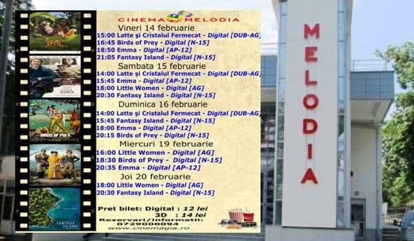 Vezi ce filme vor rula la Cinema „MELODIA” Dorohoi, în săptămâna 14 - 20 februarie – FOTO