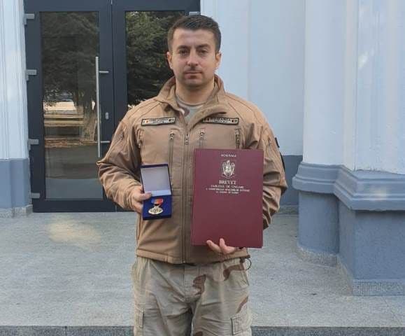 Jandarm recompensat de U.S. Army - FOTO
