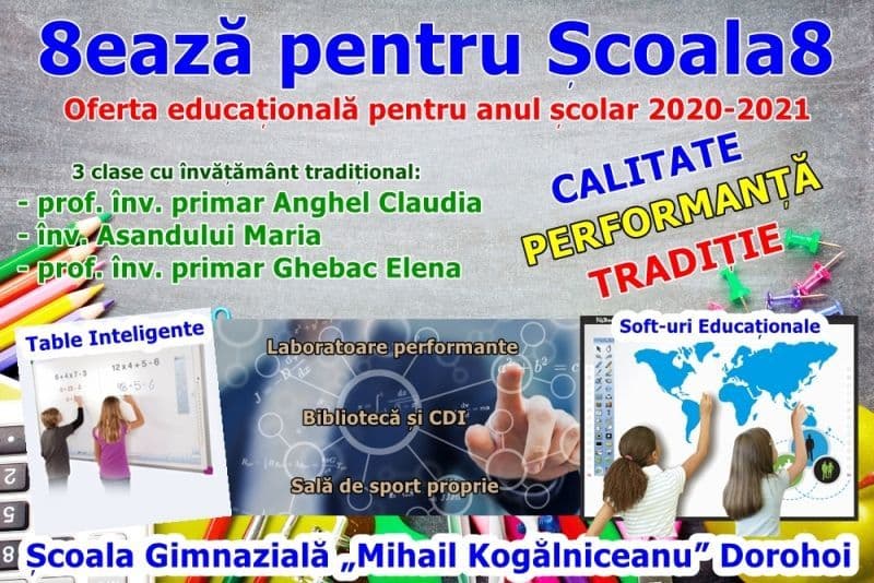 Ziua Porților Deschise la Școala Gimnazială „Mihail Kogălniceanu” Dorohoi