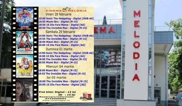 Vezi ce filme vor rula la Cinema „MELODIA” Dorohoi, în săptămâna 28 februarie – 5 martie – FOTO