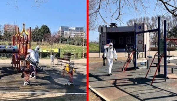 Locuri de joacă dezinfectate și activități suspendate. Măsuri de prevenție împotriva infectării cu COVID-19 luate de Primăria Dorohoi
