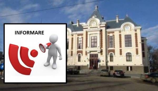 Primăria municipiului Dorohoi informează