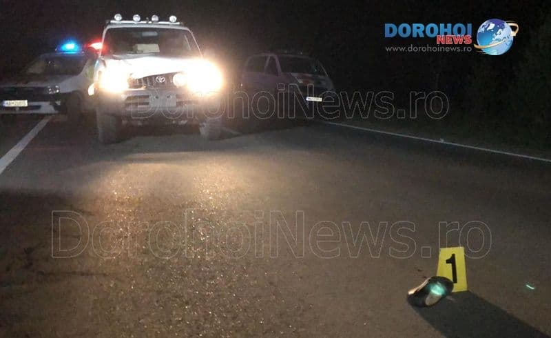 Tragic! Femeie lovită mortal de o mașină pe drumul Dorohoi - Botoșani