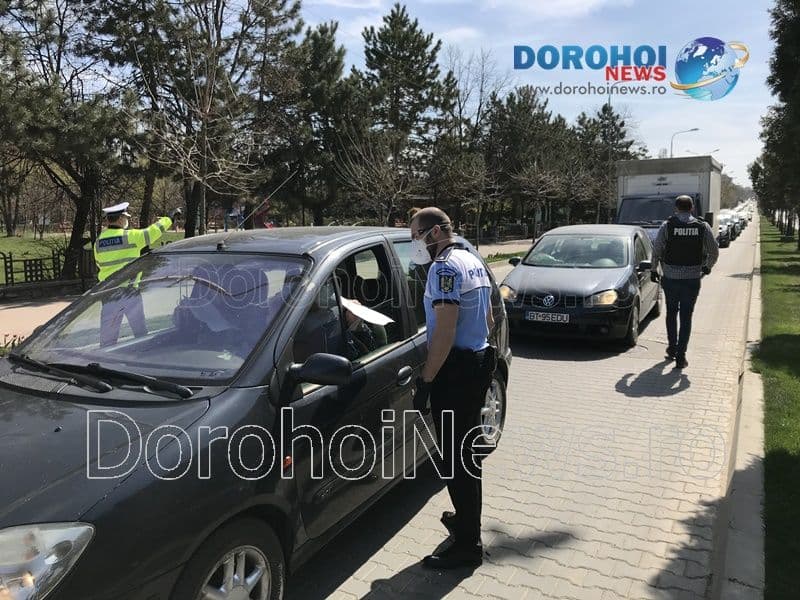 Acțiuni ale polițiștilor organizate la Dorohoi, Botoșani și Săveni