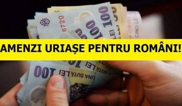 Amenzi usturătoare începând de mâine. Care sunt sumele pe care le vor plăti românii care nu respectă legea