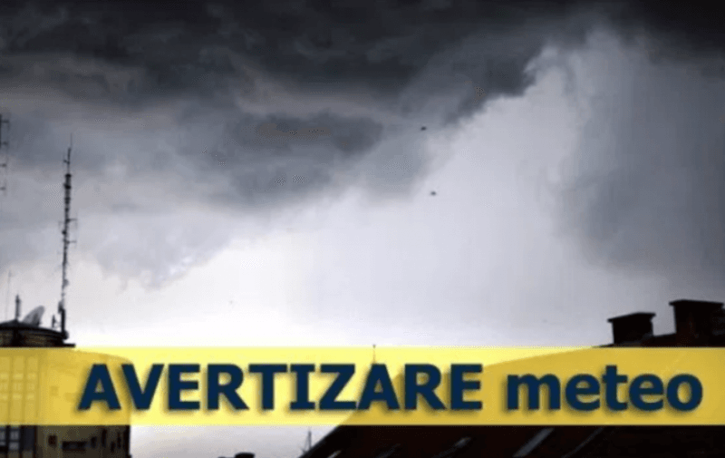 COD PORTOCALIU de vreme severă imediată în județul Botoșani. Vezi zonele afectate