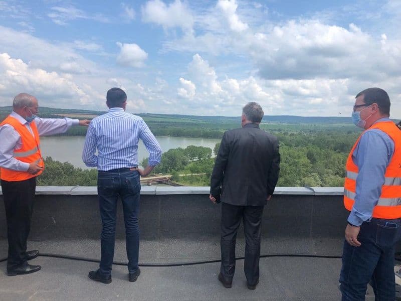 Ministrul Mediului în verificări la Barajul de la Stânca - FOTO