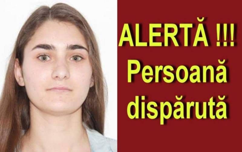 Tânără de 18 ani din județul Botoșani dată dispărută după ce a plecat voluntar de acasă