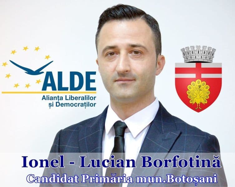 Lucian Borfotină, candidatul ALDE la Primăria Botoșani