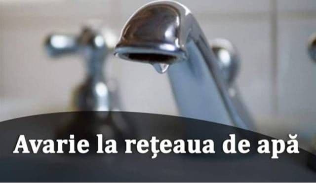 ULTIMA ORĂ! SC Nova Apaserv anunță o nouă AVARIE la rețeaua de apă din Dorohoi! Află cât durează reparațiile