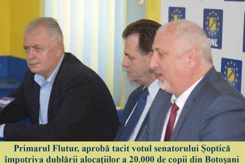 Doina Federovici: „Senatorul PNL, Costel Șoptică a votat împotriva dublării imediate a alocațiilor pentru 80.000 de copii din Botoșani”