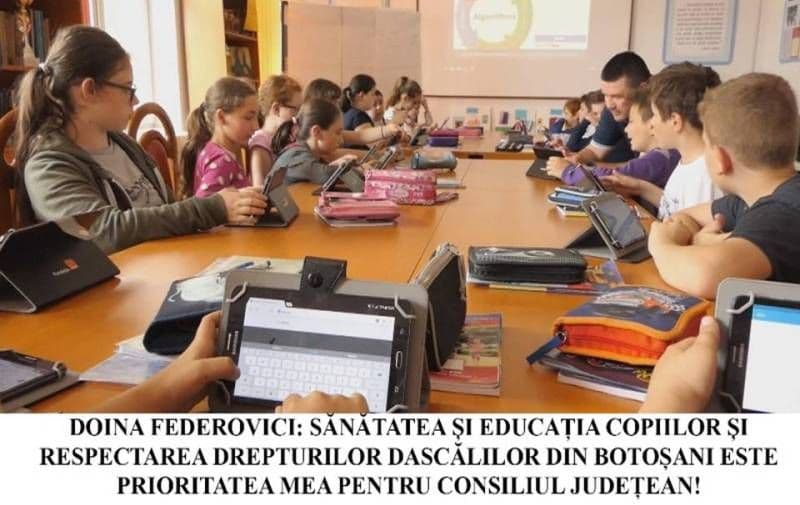 Doina Federovici: „Profesorii și elevii din Botoșani au fost prea mult ignorați și jigniți de Guvernul Orban! Respectarea drepturilor și sănătății ace