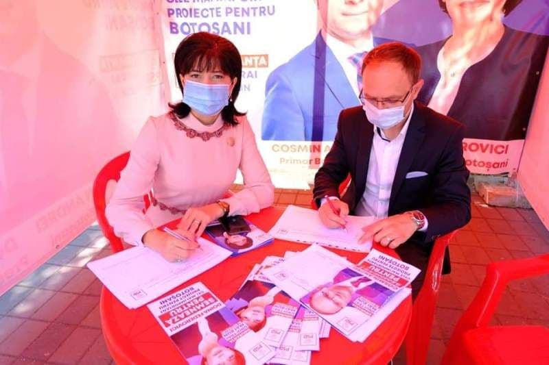 100.000 de cetățeni au semnat pentru proiectele de dezvoltare ale municipiului și județului Botoșani inițiate de Doina Federovici și Cosmin Andrei - F