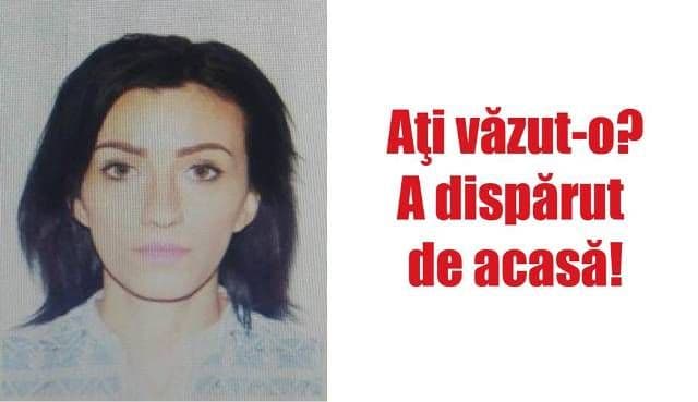Tânără de 27 de ani, dată dispărută de familie