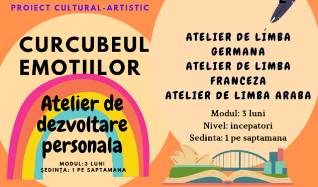 Proiect F.A.C.E.S. - Cursuri și ateliere de dezvoltare personală și limbi străine la Casa Municipală de Cultură Dorohoi