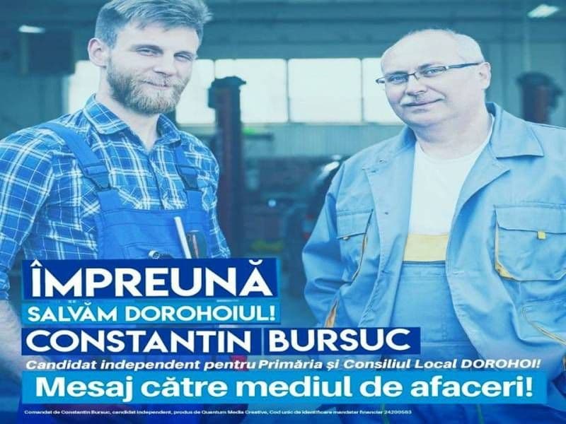 Constantin Bursuc: „Am hotărât să candidez INDEPENDENT din sute de motive”