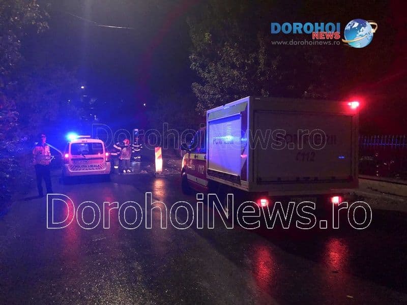 Inundație la Dorohoi din cauza unei „greșeli” de proiectare - FOTO