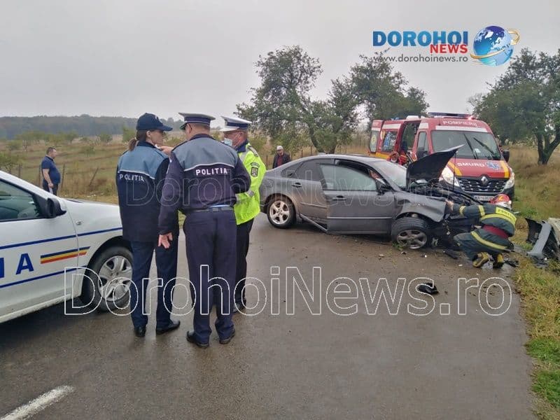 Accident grav în județul Botoșani. Un bărbat de 43 de ani a decedat