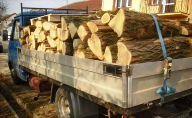 Transport ilegal de lemne depistat de polițiști la Pomârla