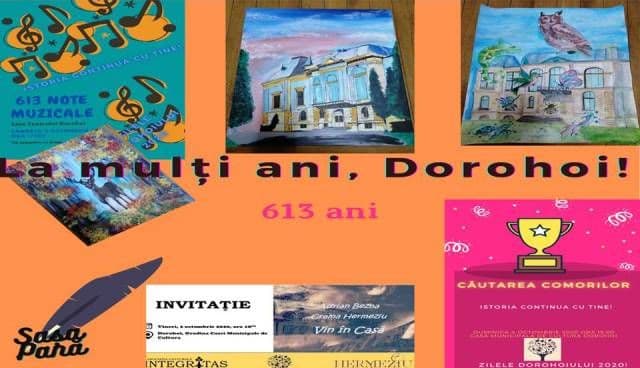 Evenimente dedicate împlinirii a 613 ani de atestare documentară a Municipiului Dorohoi