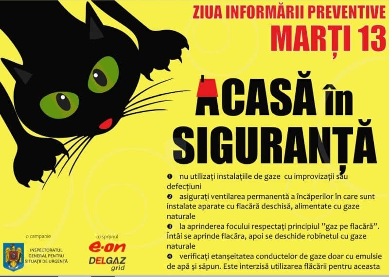 13 octombrie 2020 -  Ziua Informării Preventive și Ziua Internațională pentru Reducerea Riscului la Dezastre