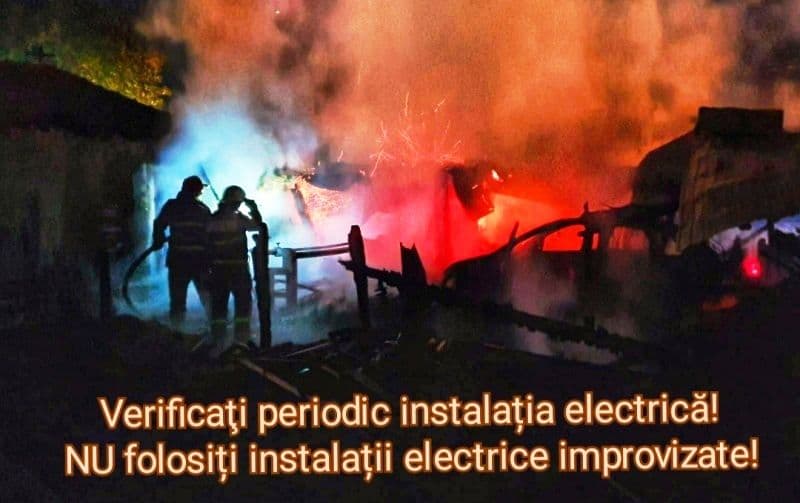 Instalaţiile electrice defecte sau improvizate, loterie cu pierderi garantate