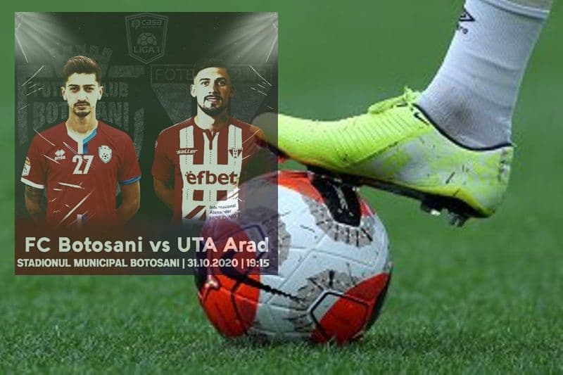 FC Botoșani joacă astăzi, pe teren propriu, cu UTA Arad