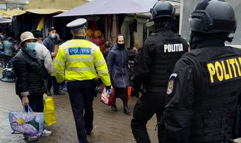 Acțiune „blitz” a polițiștilor și jandarmilor în Piața Centrală din municipiul Botoșani