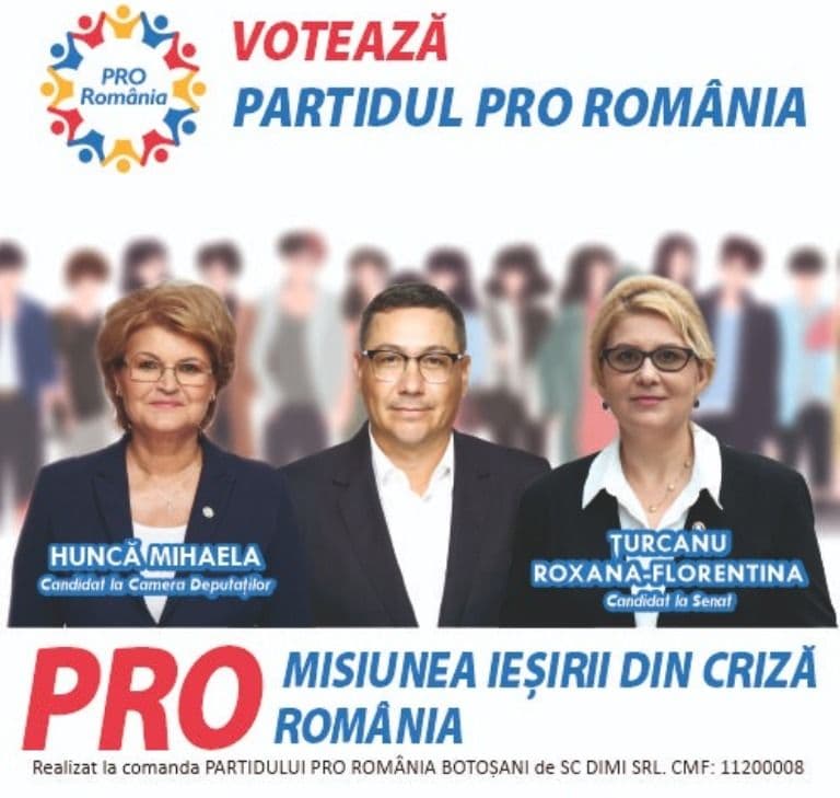 Mihaela Huncă-coordonator Pro România Botoșani: Împreună vom fi mai puternici pentru un Botoșani puternic