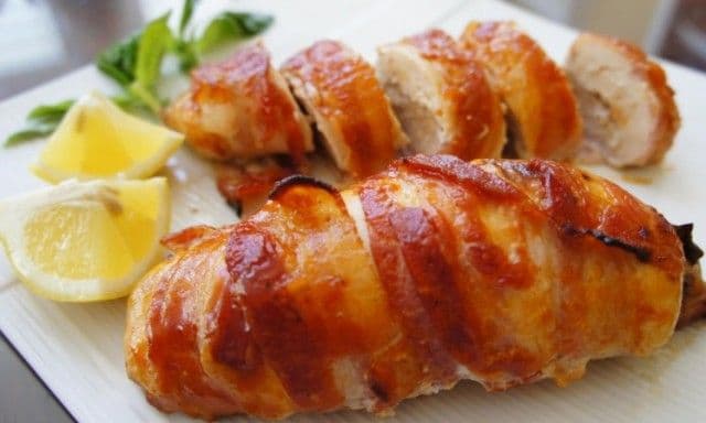 Piept de pui umplut